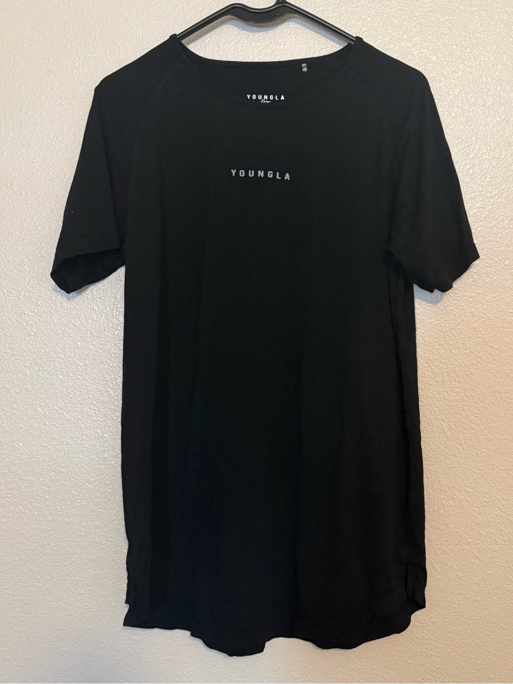 YoungLA Men's Black work out shirt